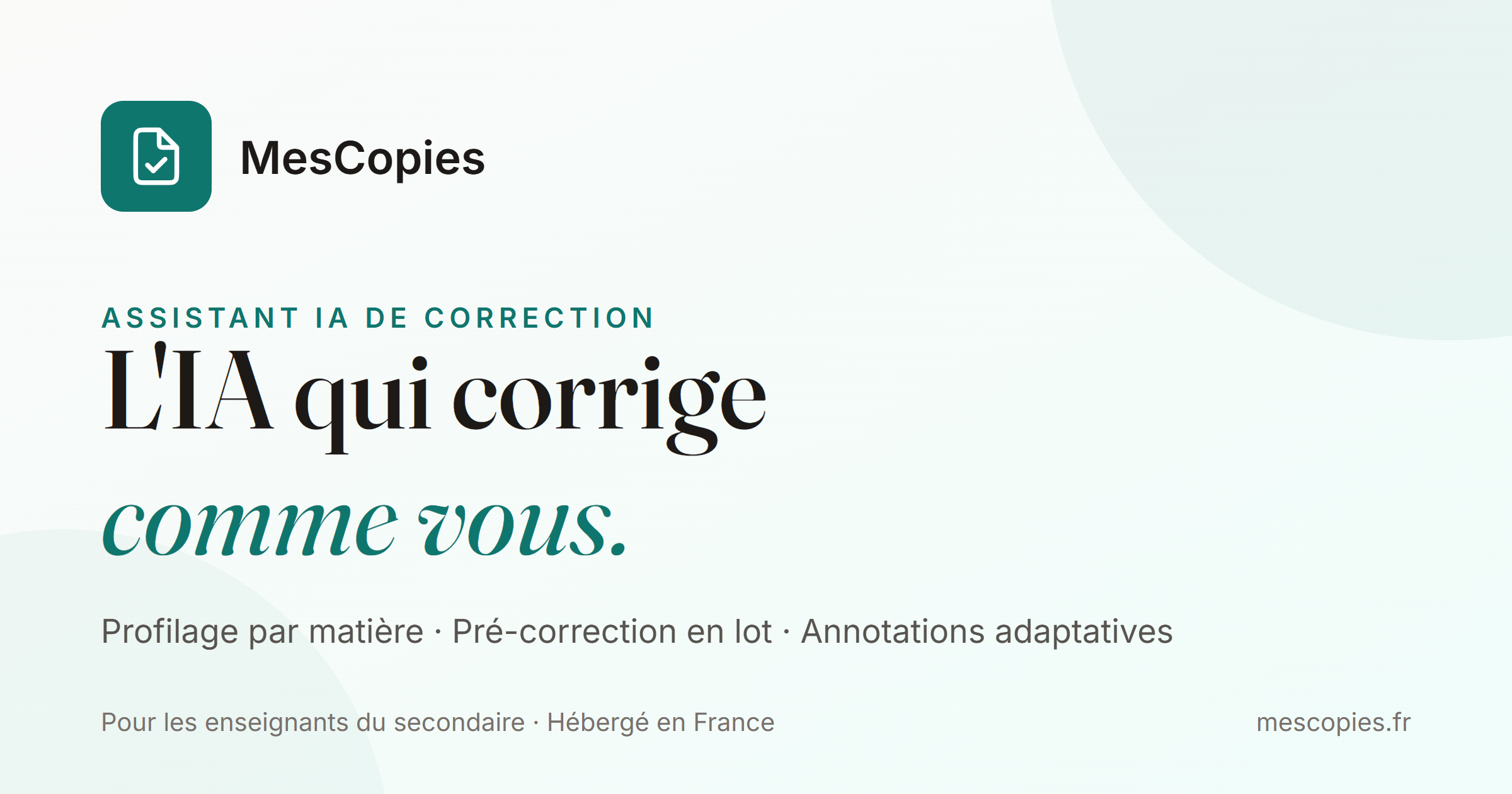 Capture d'écran - MesCopies